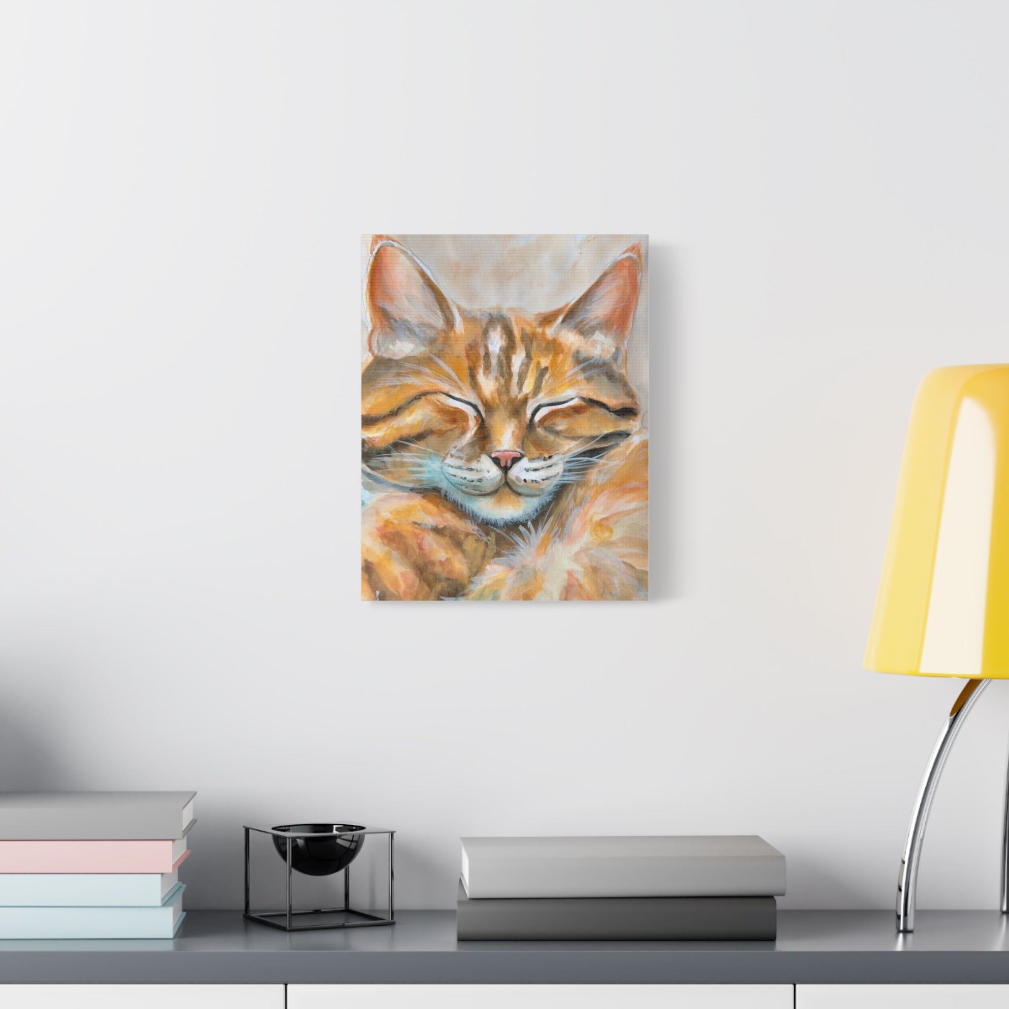 The Sleepy Cat | Canvas Print