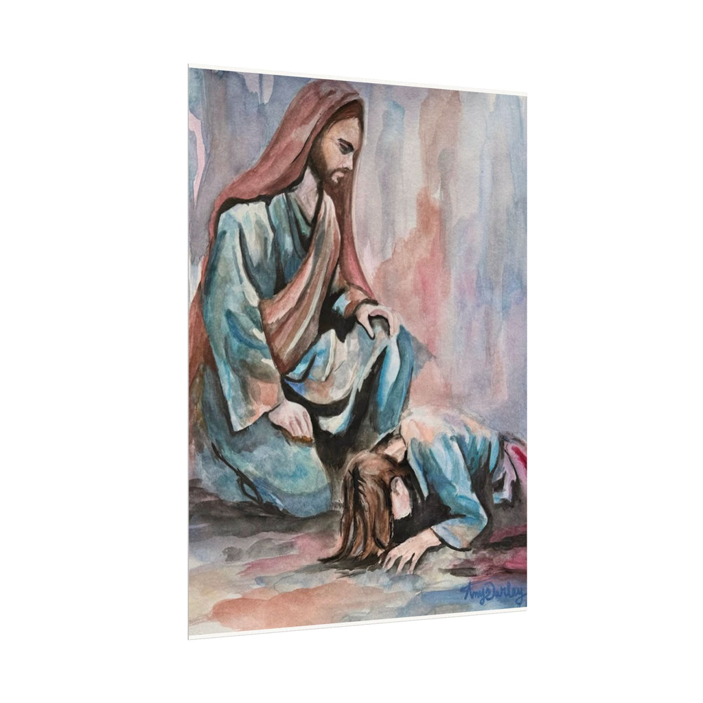 Copy of Still, He Stands | Textured Matte Wall Art