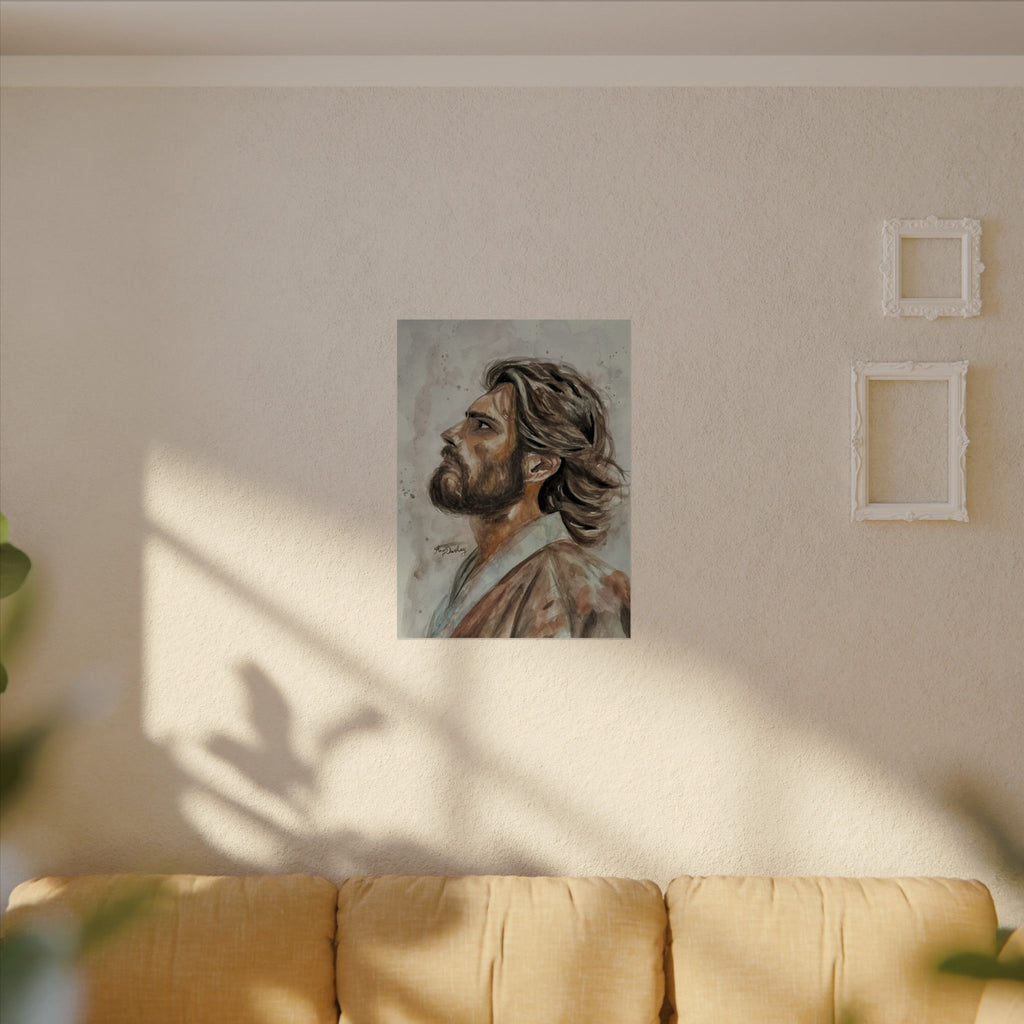 Copy of Copy of Copy of Still, He Stands | Textured Matte Wall Art
