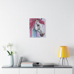 The Candy Cane Horse | Canvas Print
