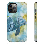 The Manatee | Watercolor Protective Phone Case