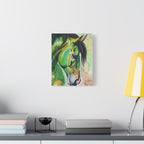 Green Horse | Canvas Print