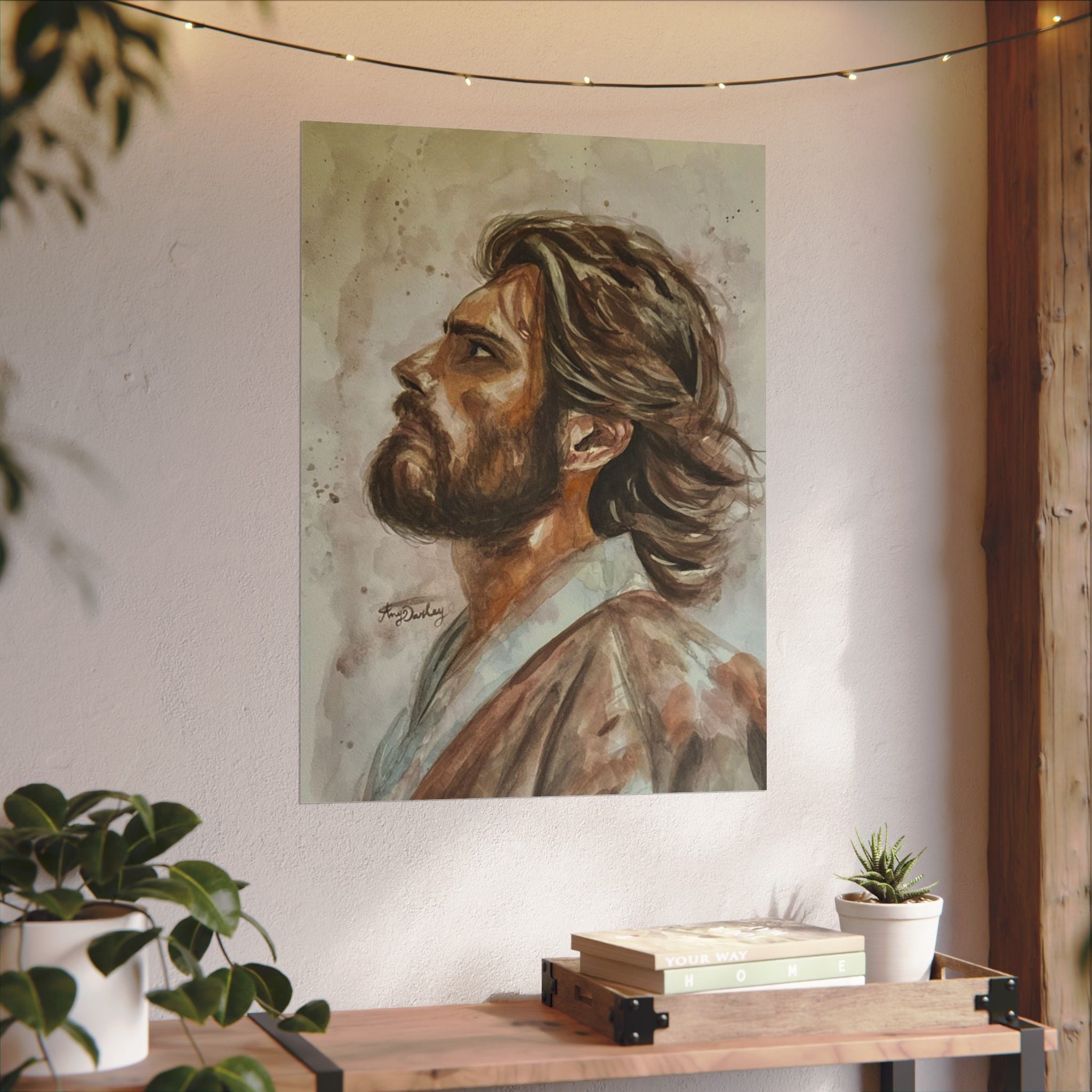 Copy of Copy of Copy of Still, He Stands | Textured Matte Wall Art