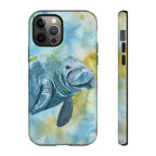 The Manatee | Watercolor Protective Phone Case