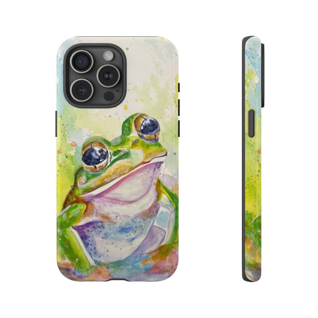 The Frog | Watercolor Protective Phone Case