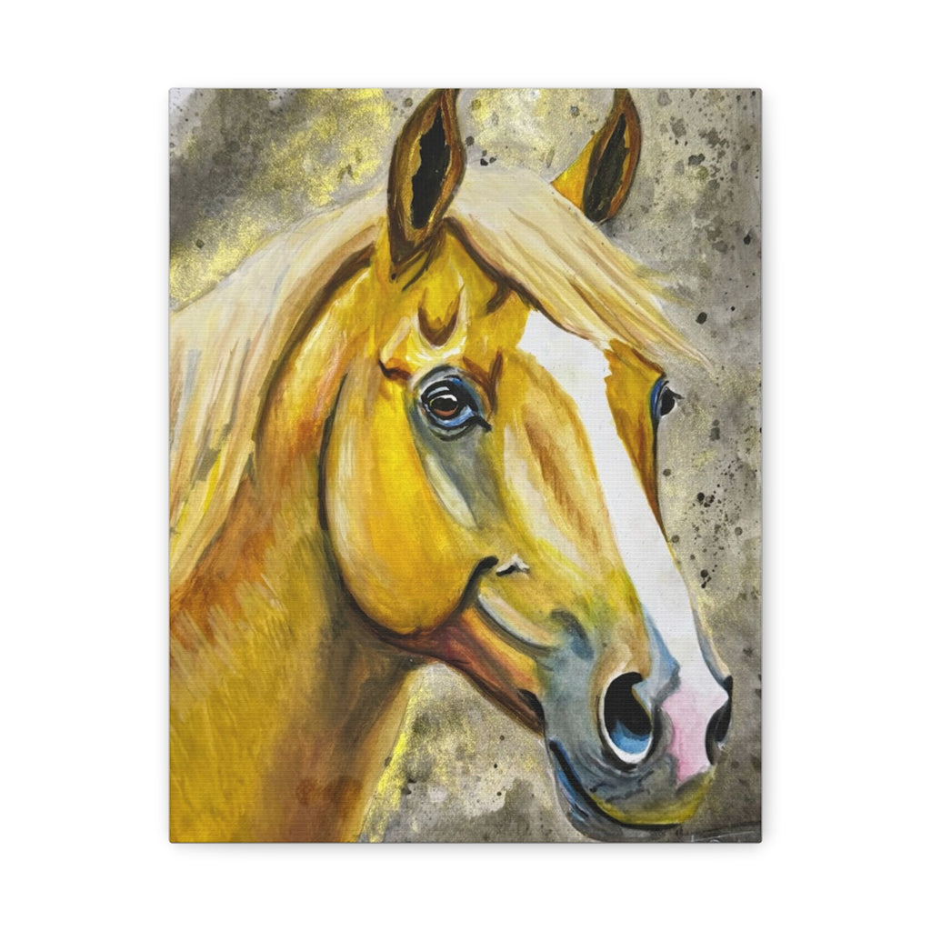 Golden Horse | Canvas Print