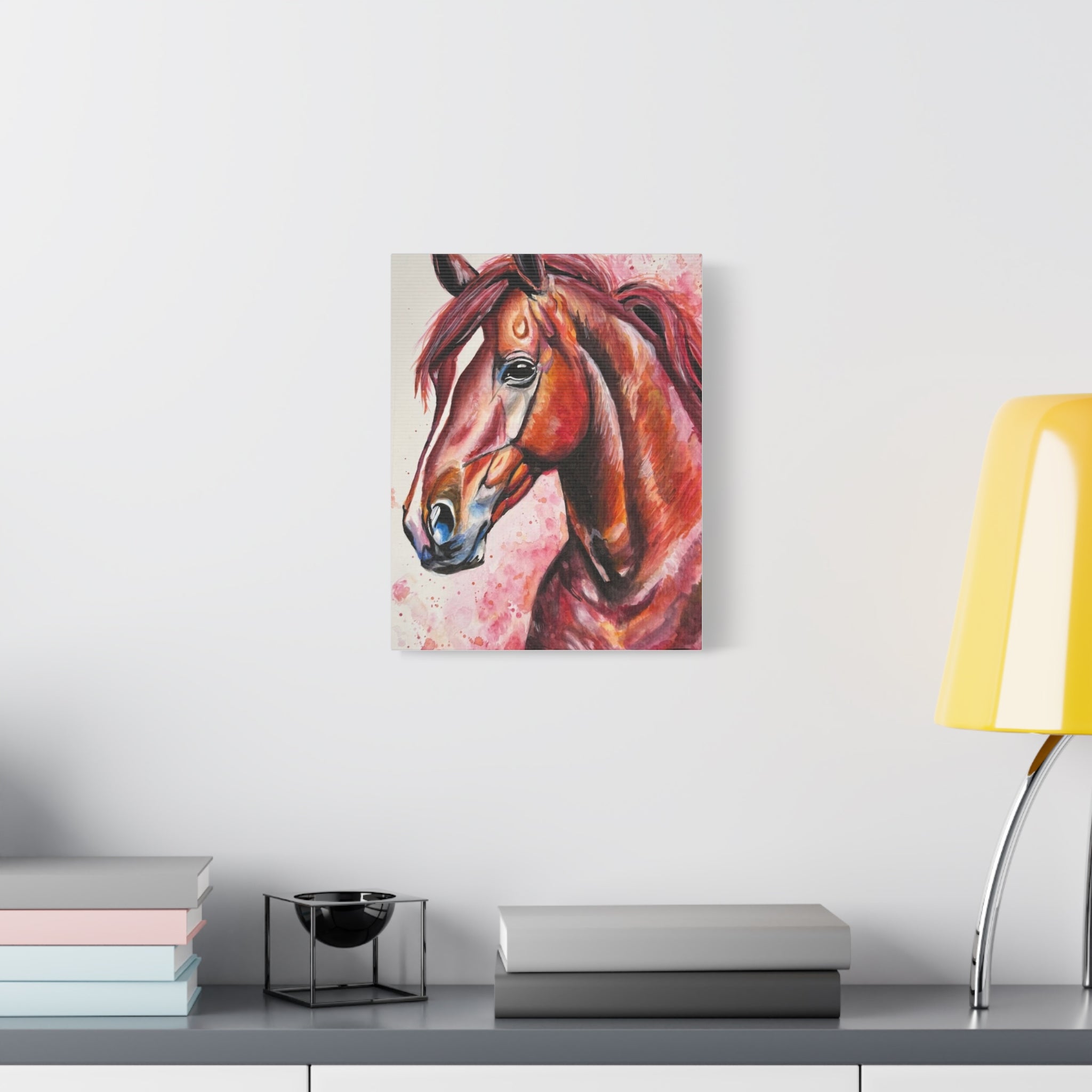 The Red Horse | Canvas Print