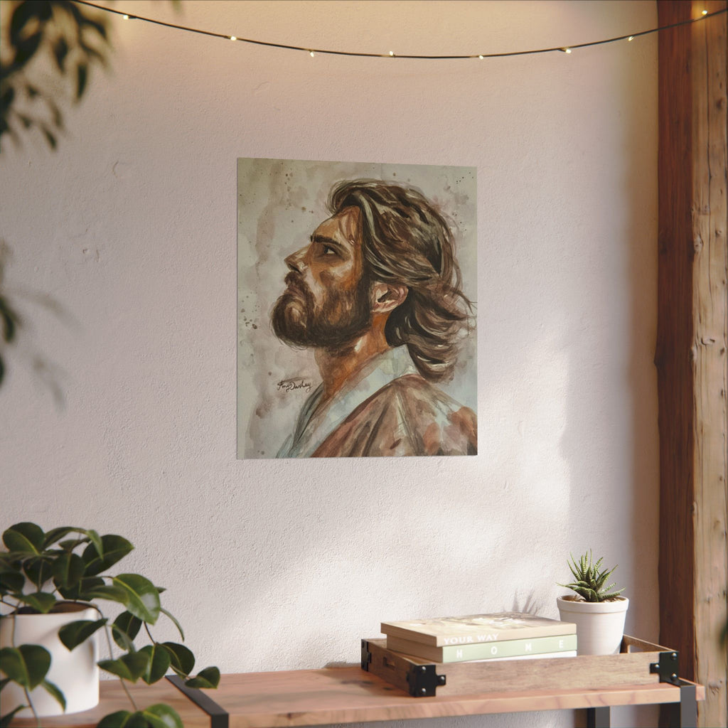 Copy of Copy of Copy of Still, He Stands | Textured Matte Wall Art