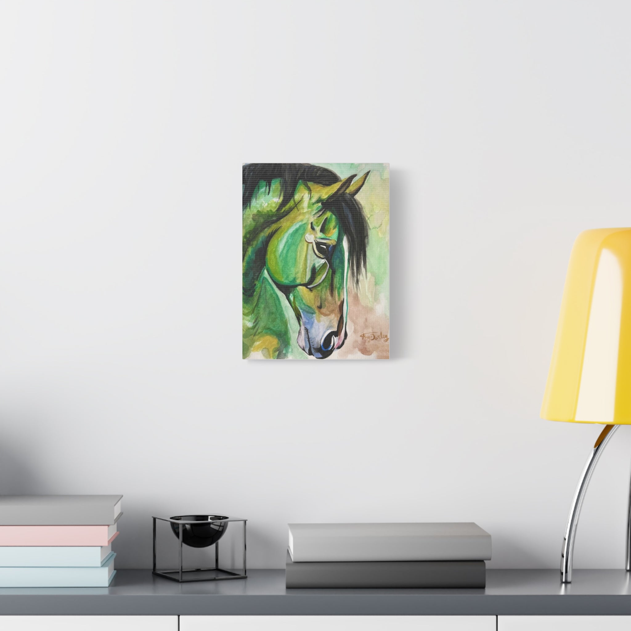 Green Horse | Canvas Print