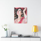 Red Veil | Canvas Print