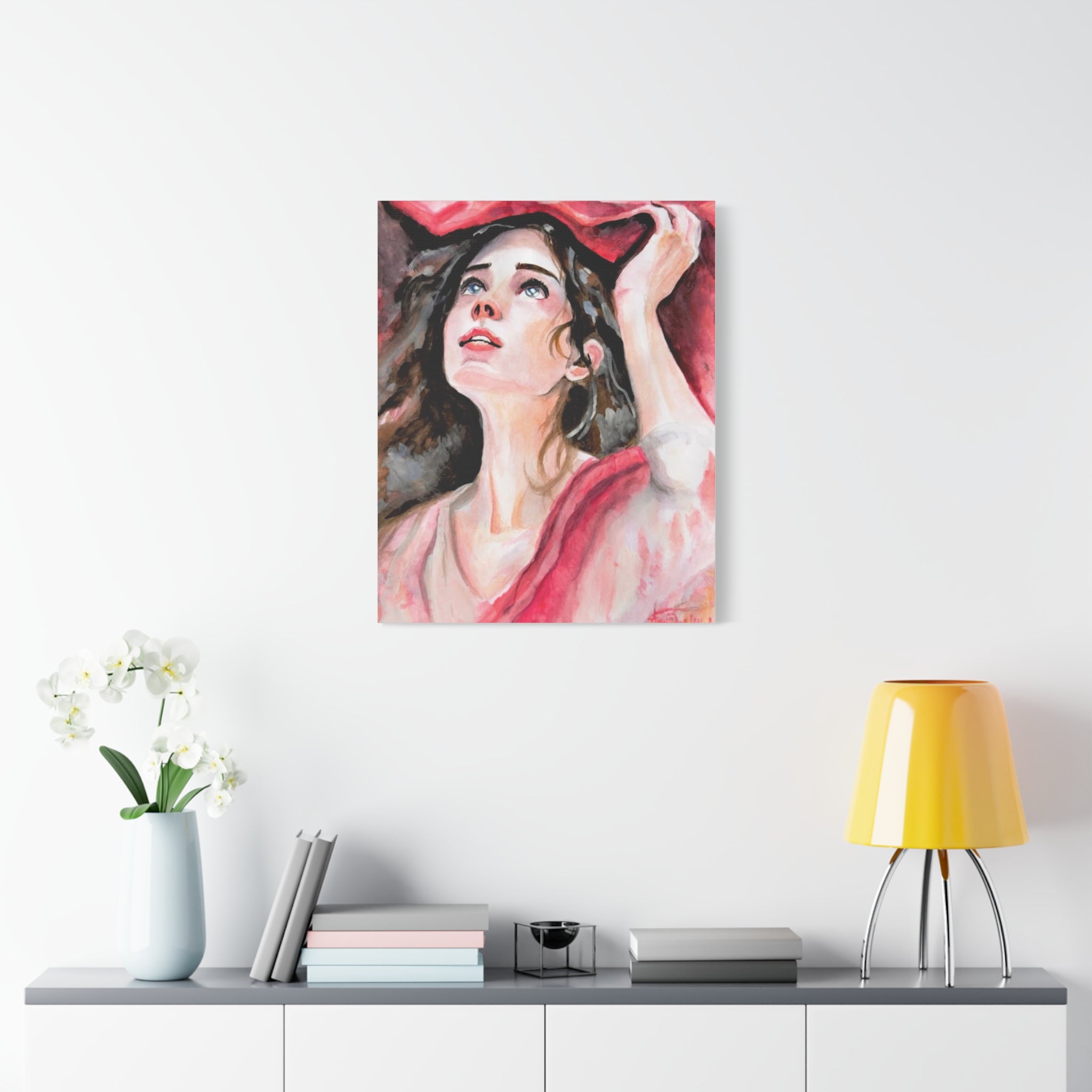 Red Veil | Canvas Print