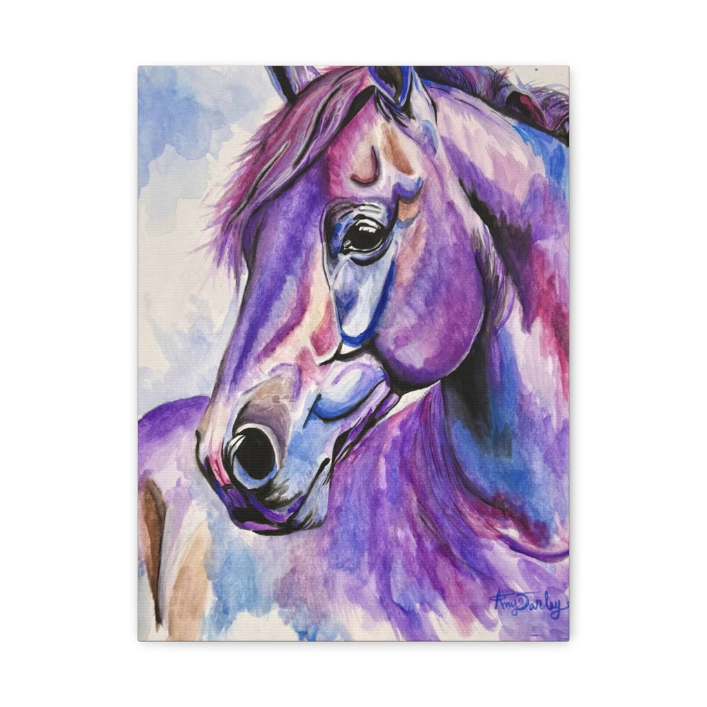 Purple Horse | Canvas Print
