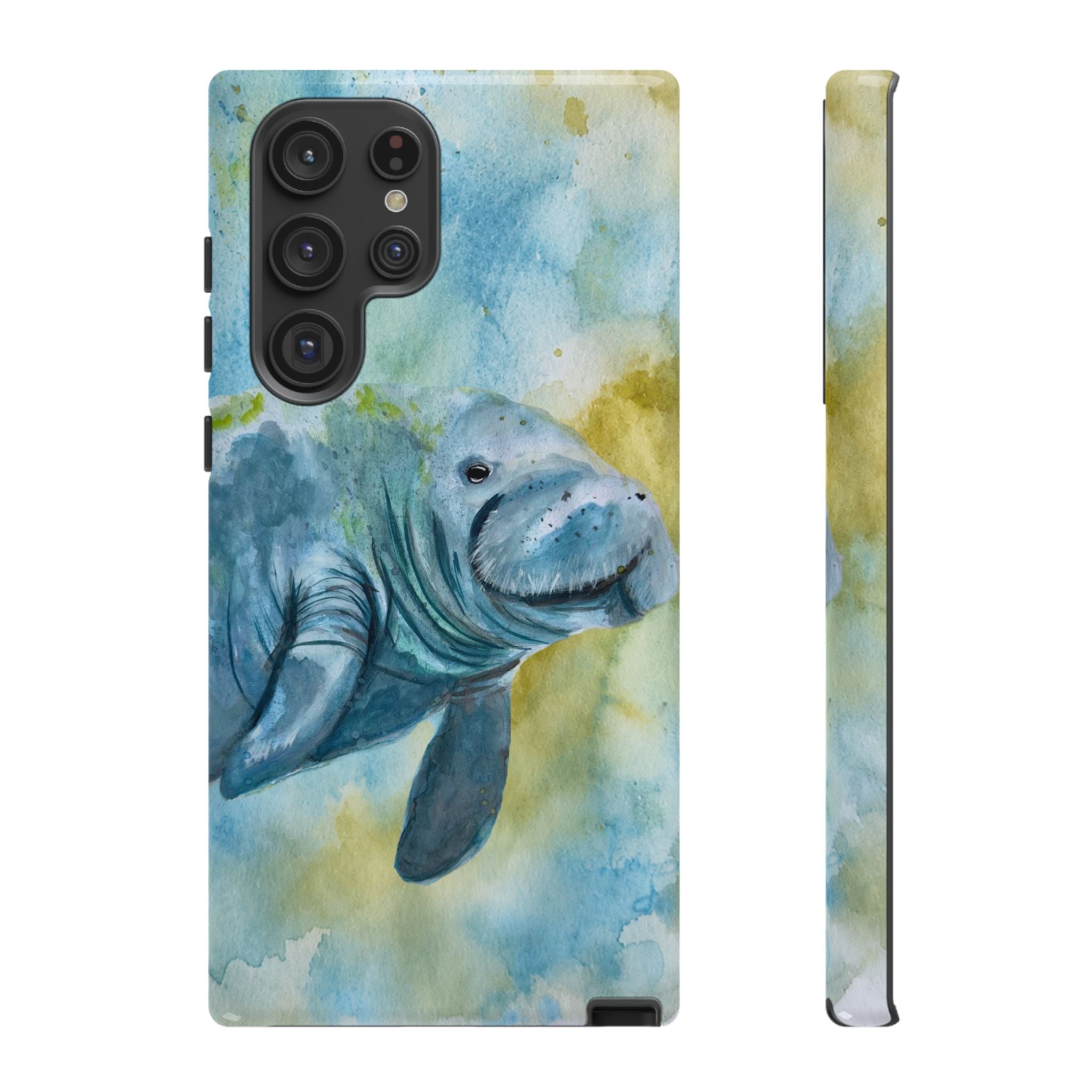 The Manatee | Watercolor Protective Phone Case