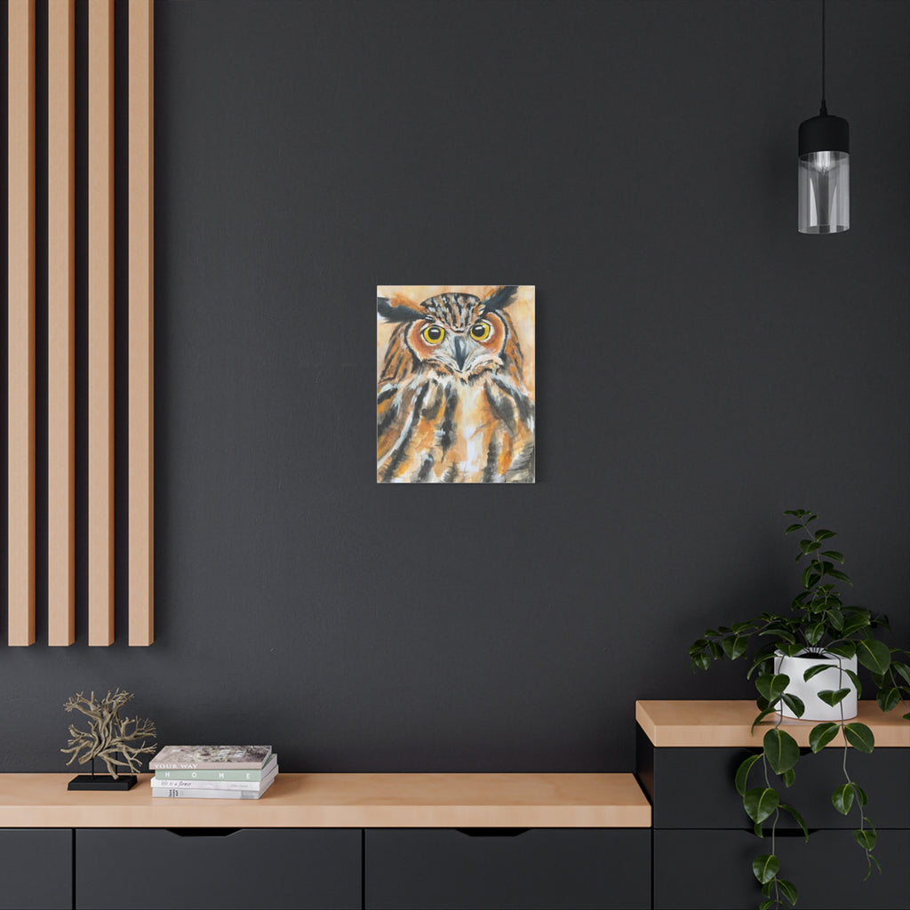 The Horned Owl | Canvas Print