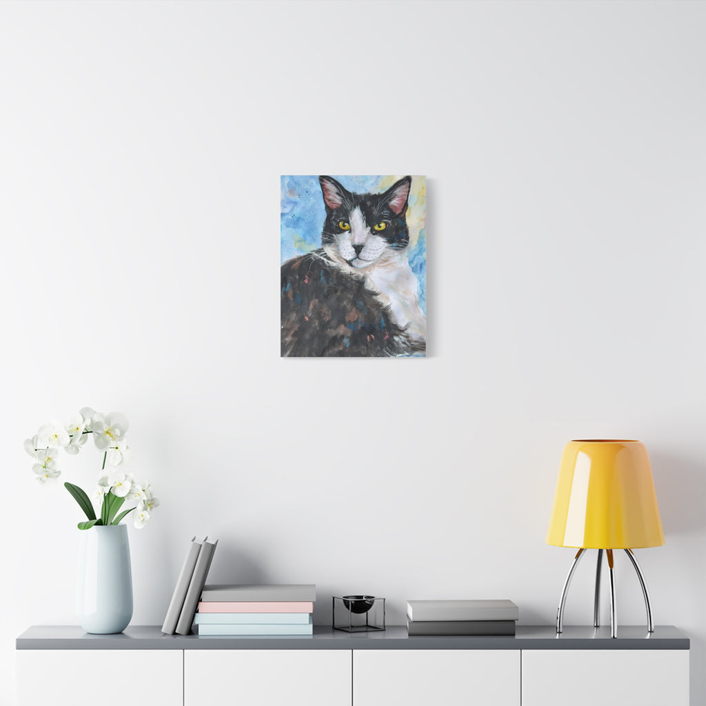 Moose the Tuxedo Cat | Canvas Print