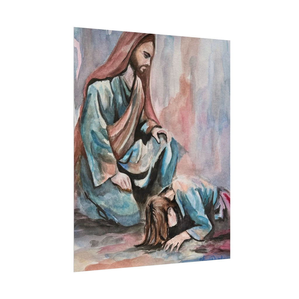 Copy of Still, He Stands | Textured Matte Wall Art