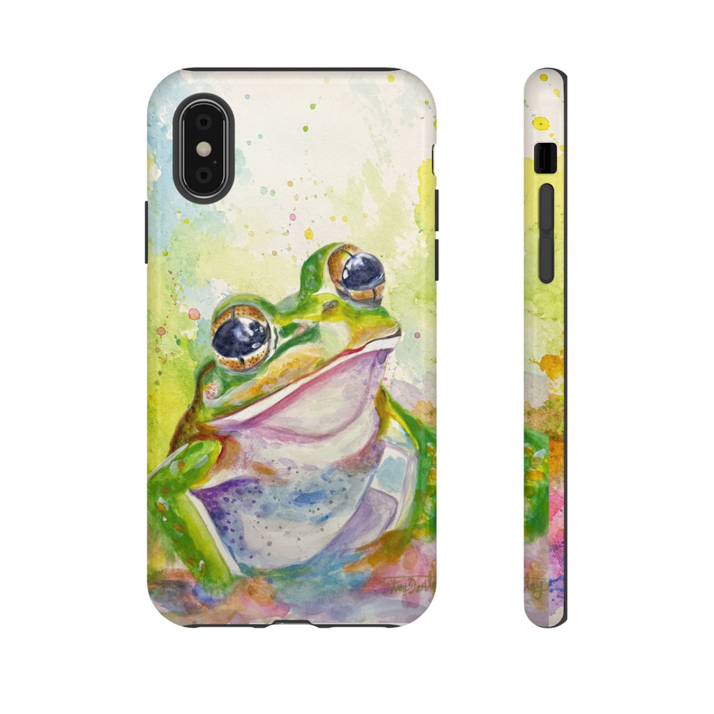 The Frog | Watercolor Protective Phone Case
