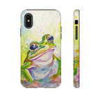 The Frog | Watercolor Protective Phone Case
