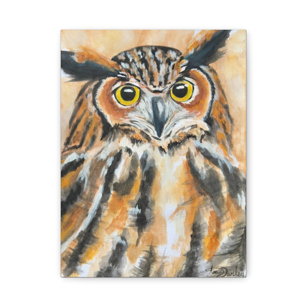 The Horned Owl | Canvas Print