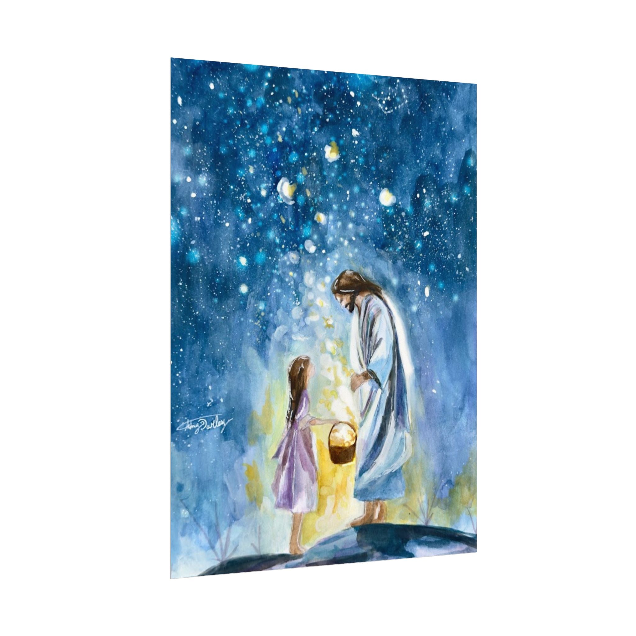 Little Light | Textured Matte Wall Art