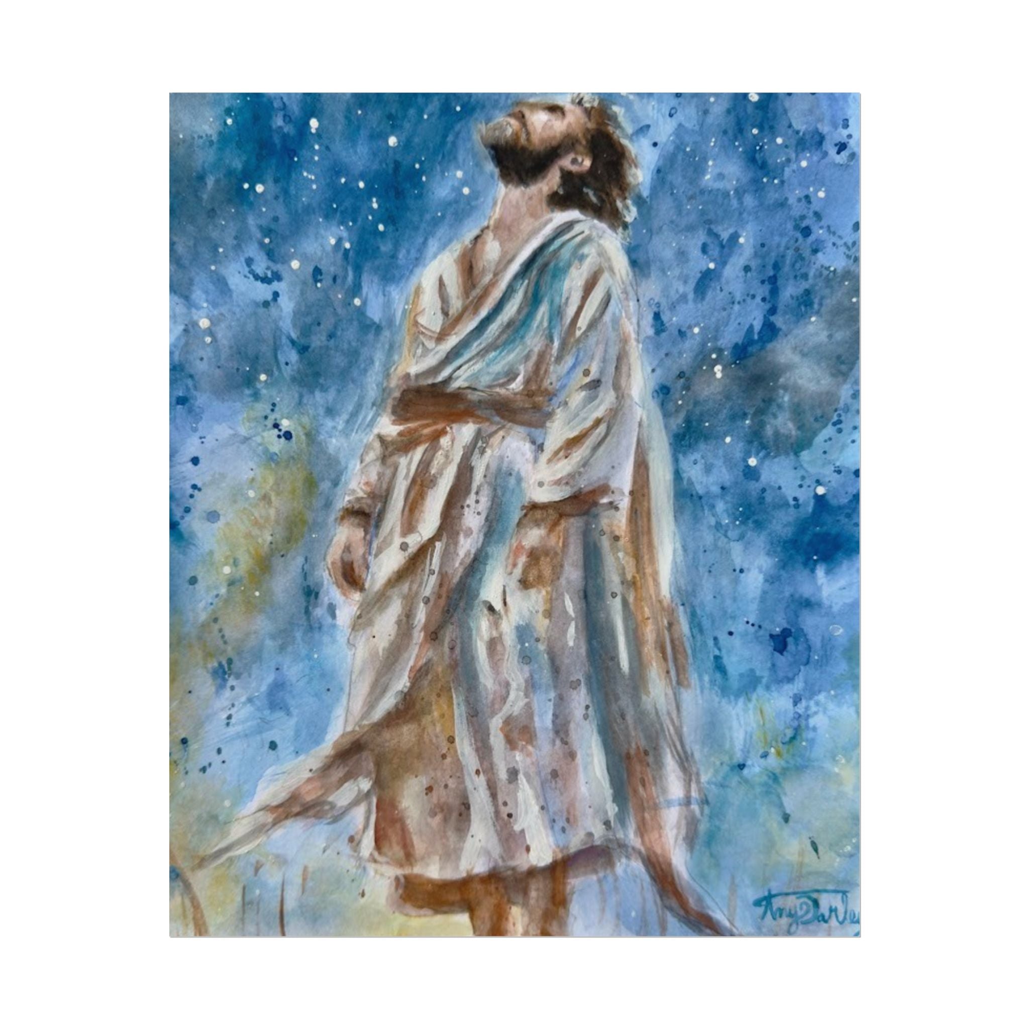 Thy Will | Textured Matte Inspirational Wall Art