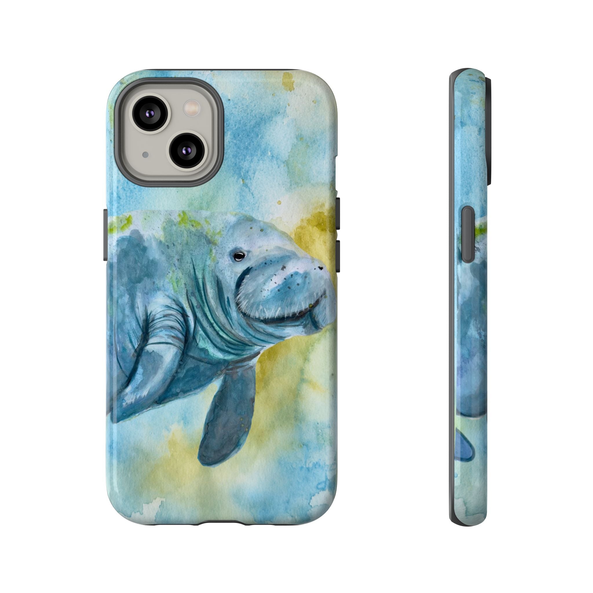 The Manatee | Watercolor Protective Phone Case