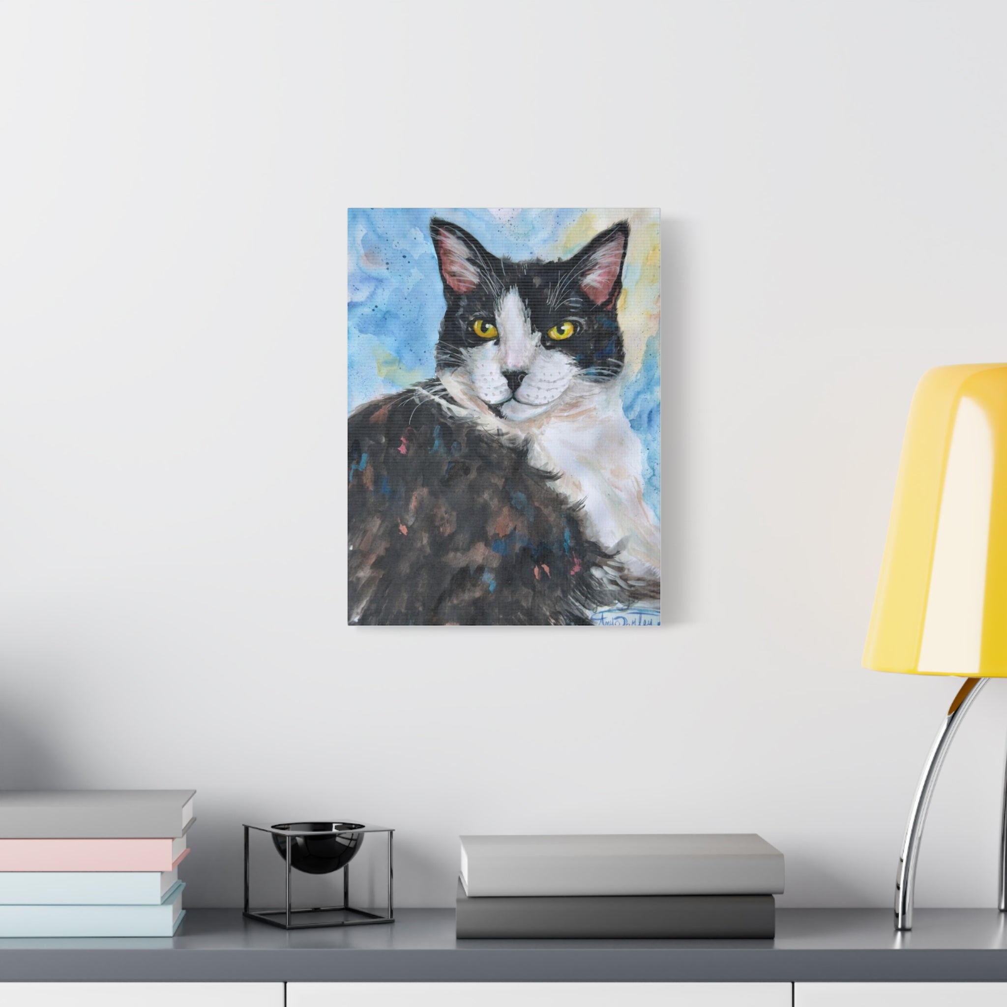 Moose the Tuxedo Cat | Canvas Print