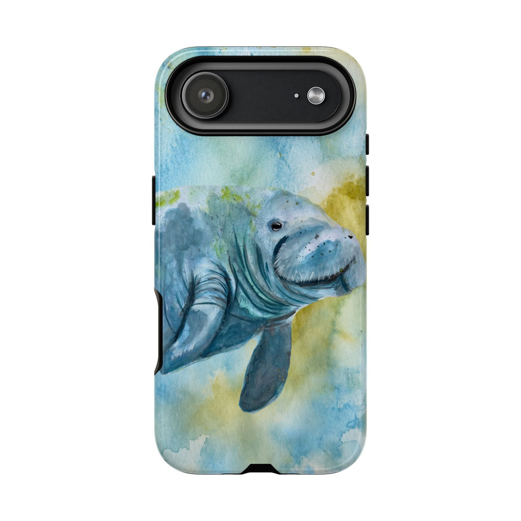 The Manatee | Watercolor Protective Phone Case