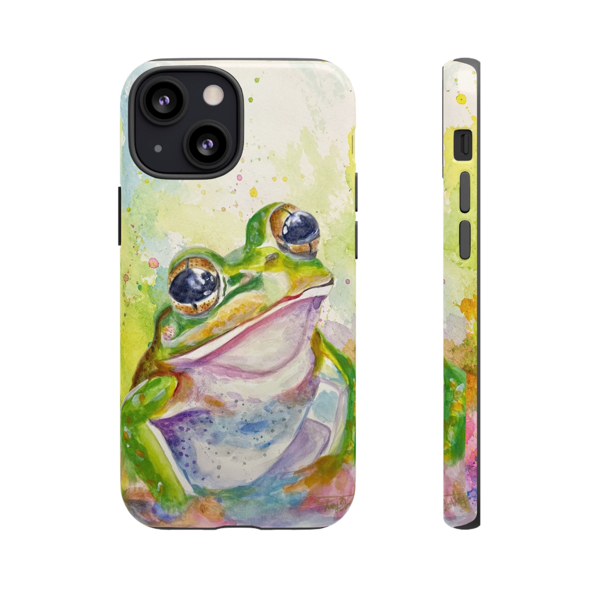 The Frog | Watercolor Protective Phone Case