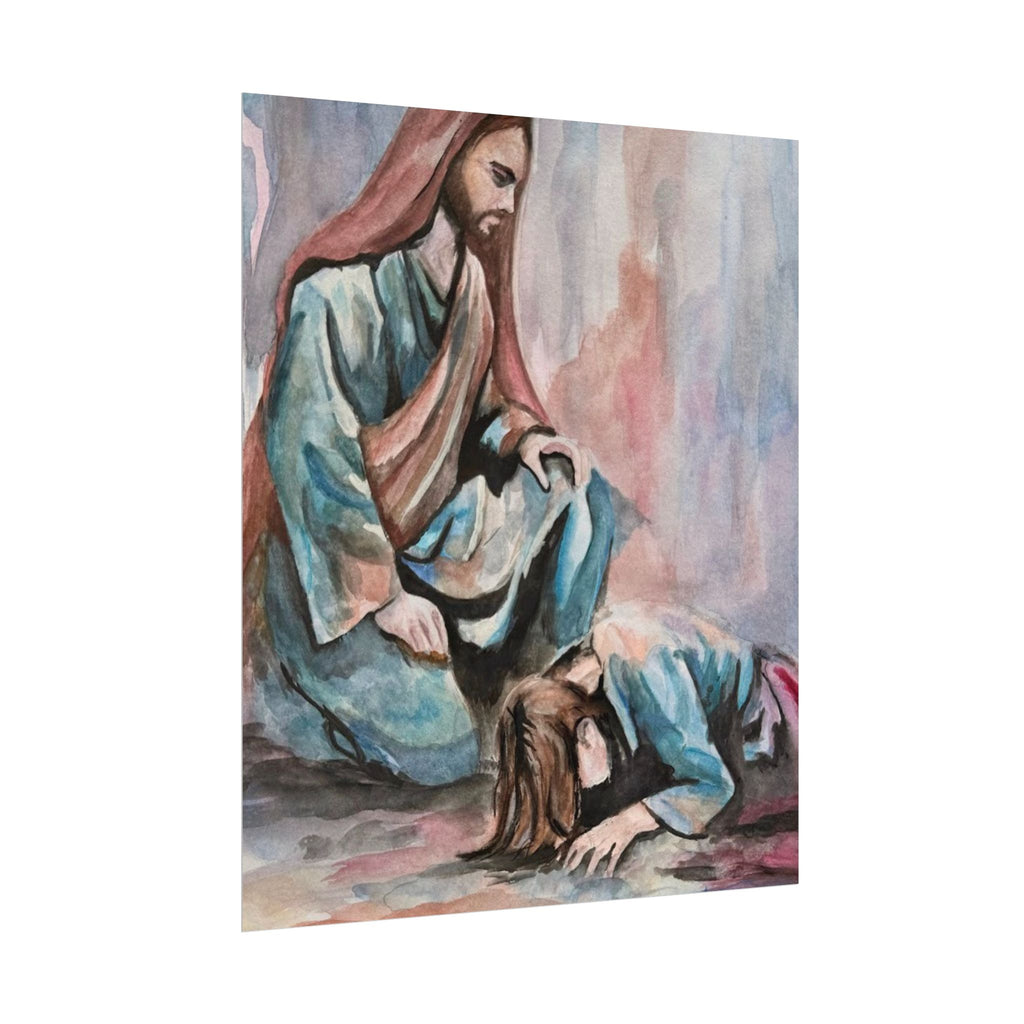 Copy of Still, He Stands | Textured Matte Wall Art