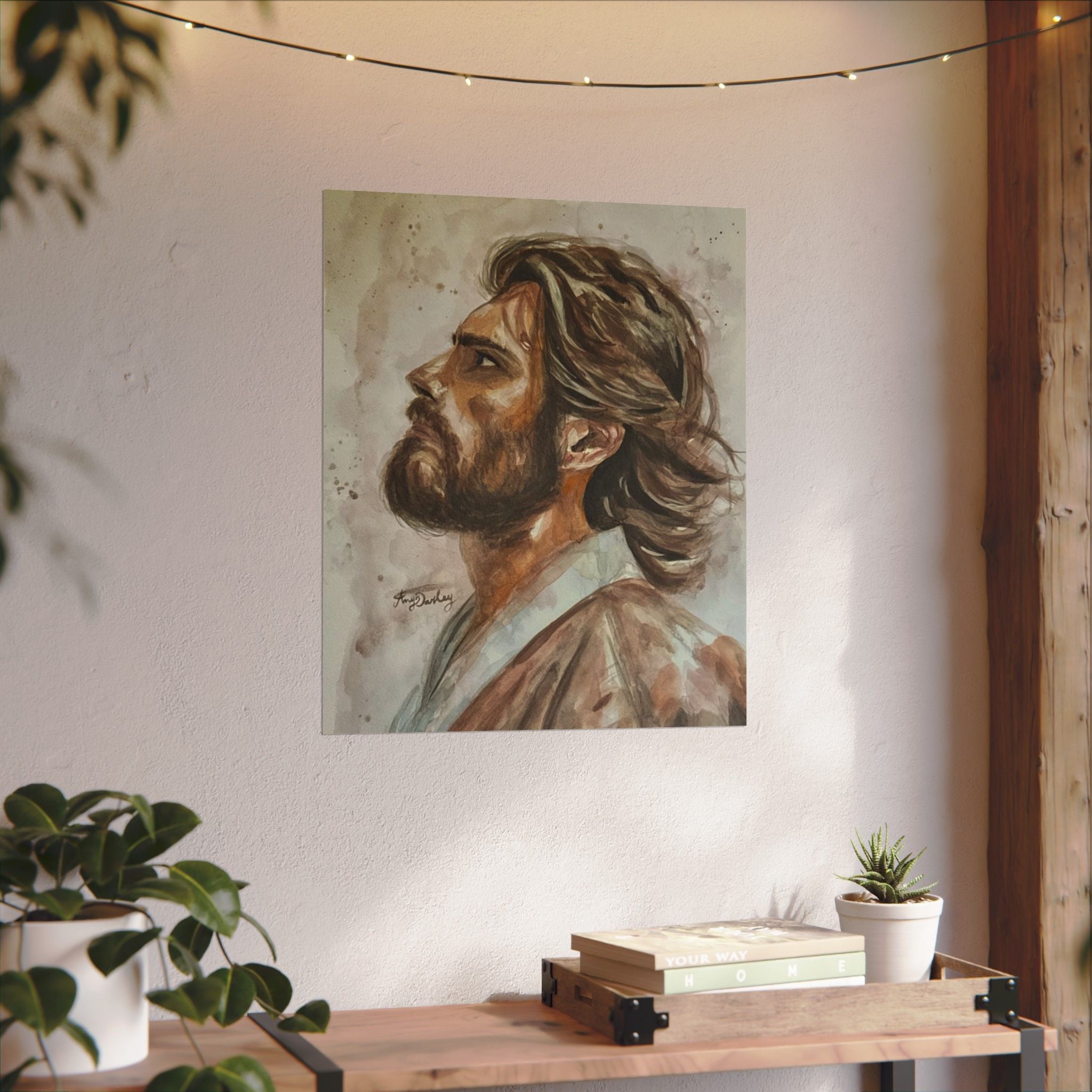 Copy of Copy of Copy of Still, He Stands | Textured Matte Wall Art