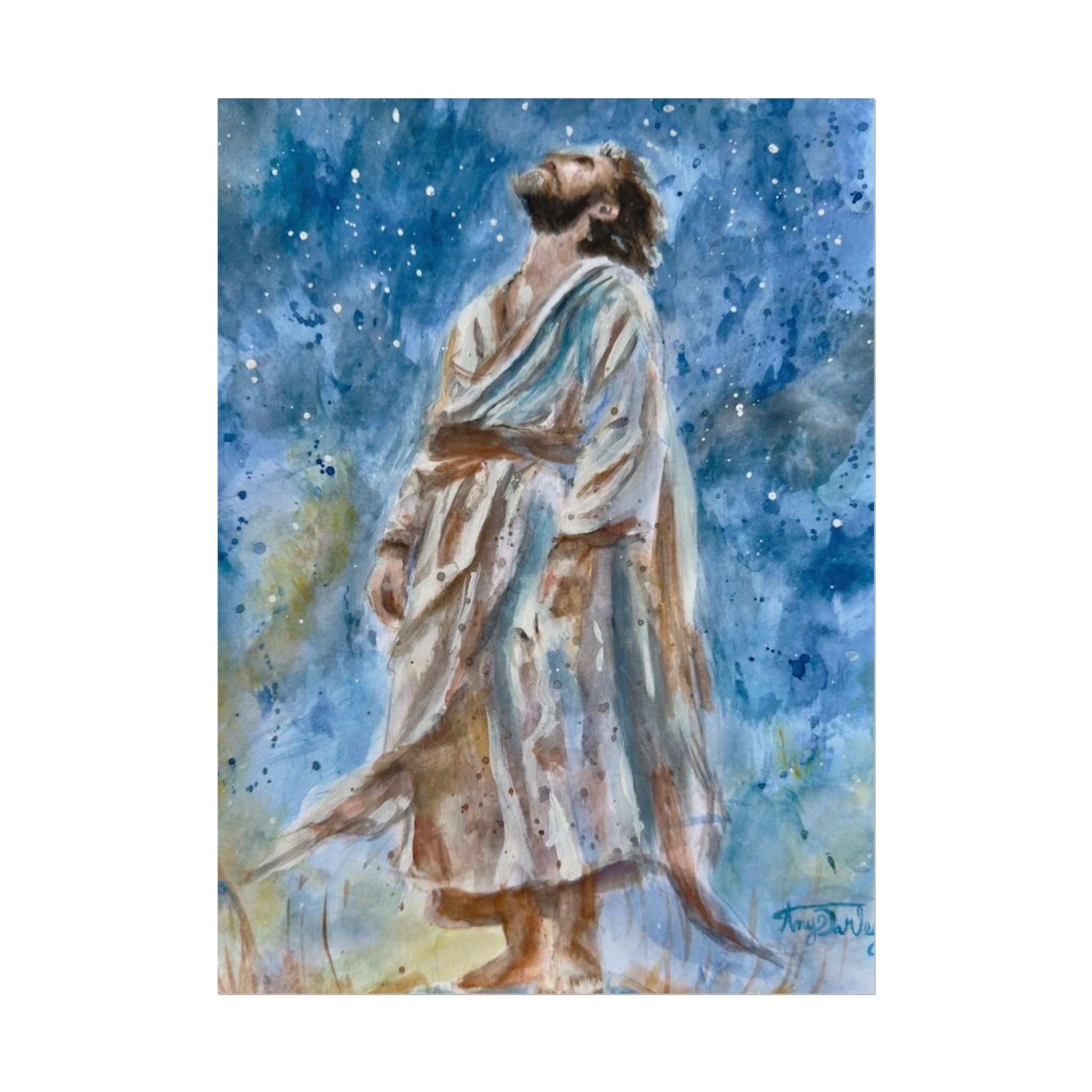 Thy Will | Textured Matte Inspirational Wall Art