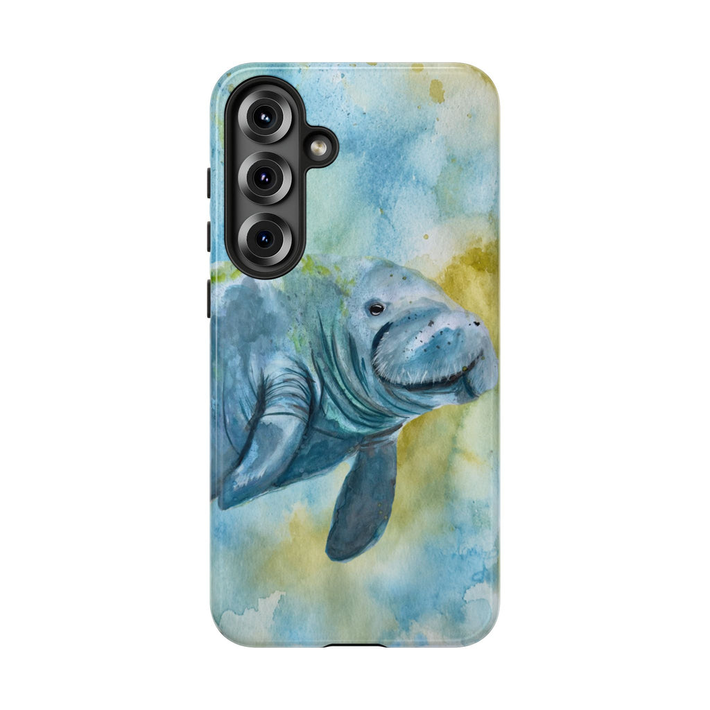 The Manatee | Watercolor Protective Phone Case