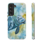 The Manatee | Watercolor Protective Phone Case