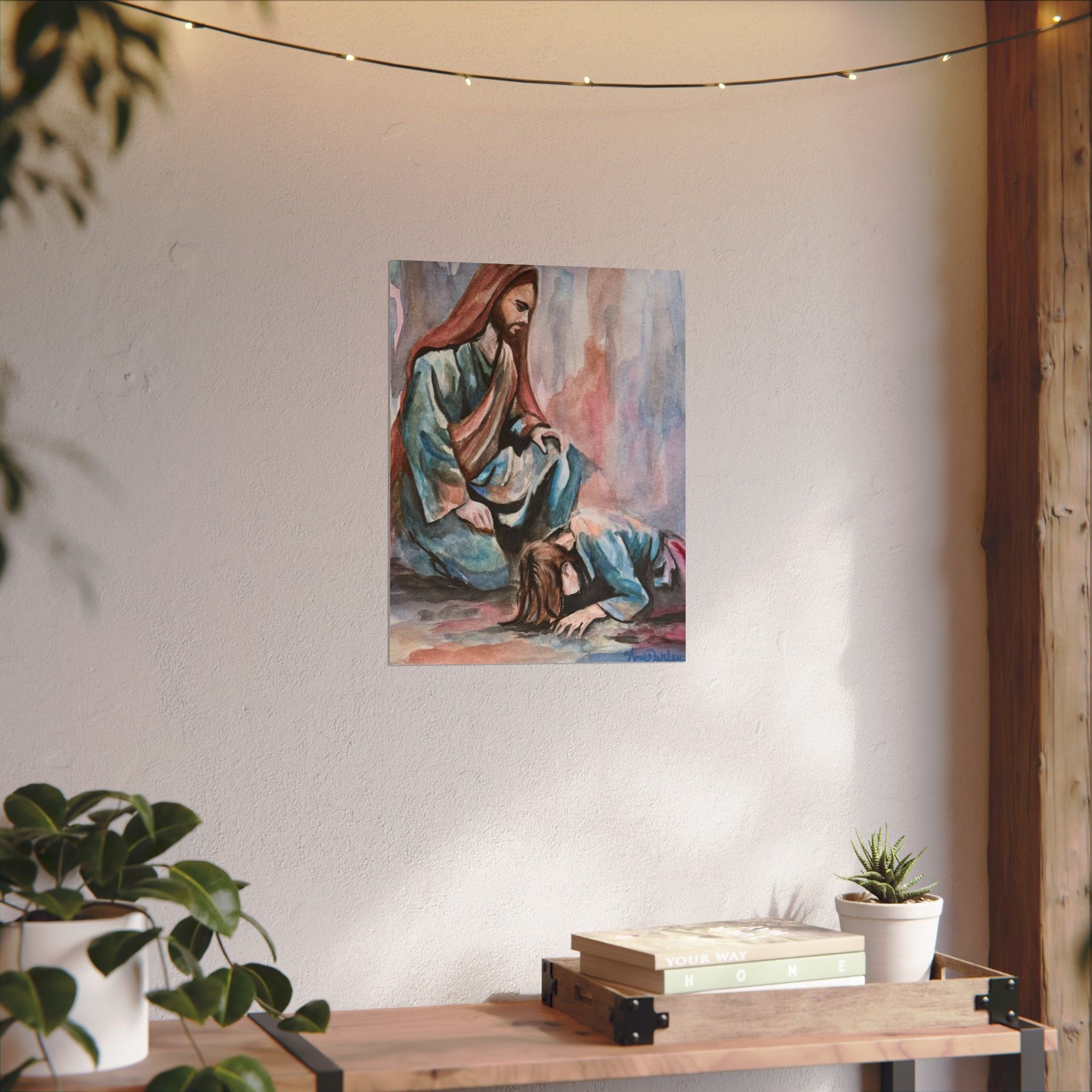 Copy of Still, He Stands | Textured Matte Wall Art