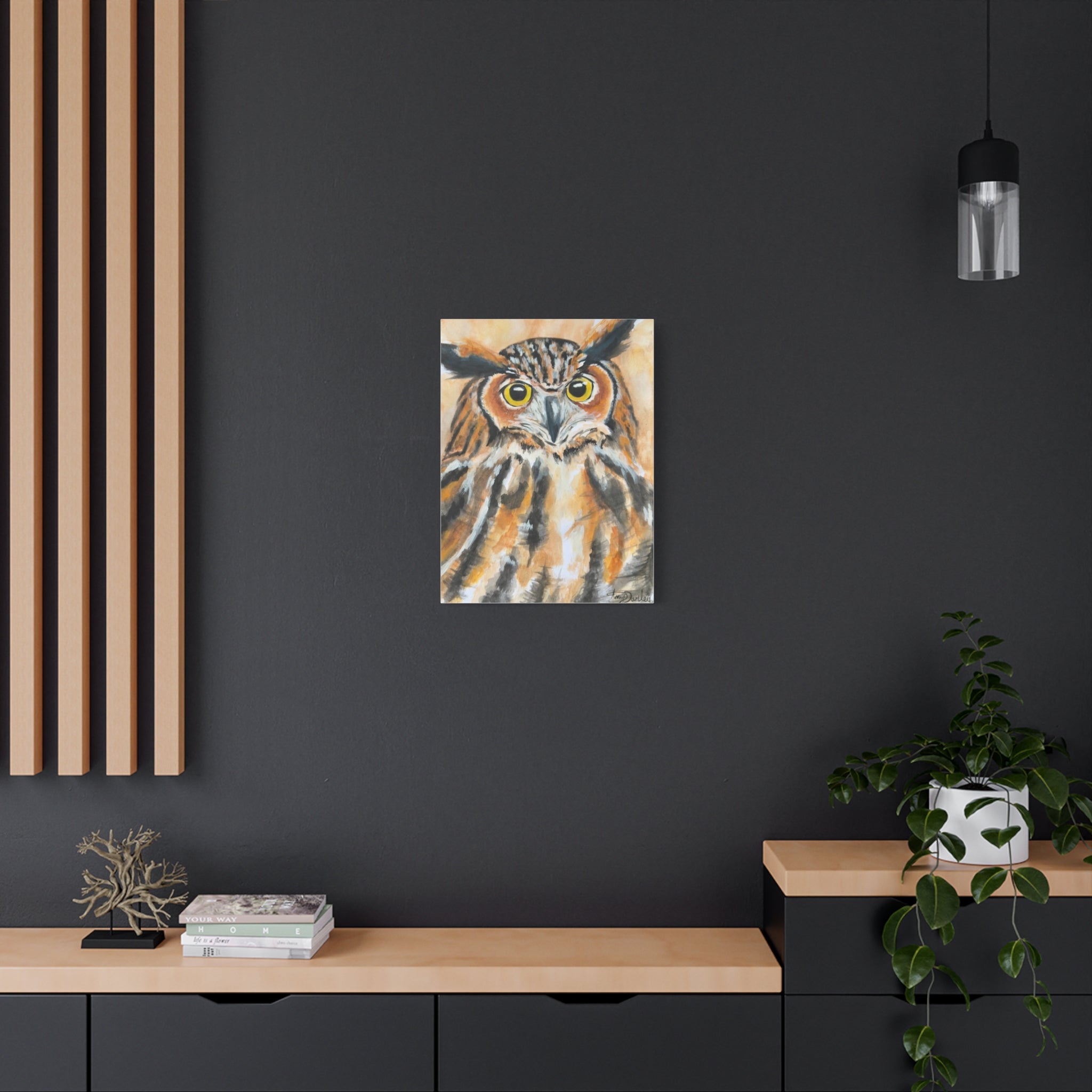 The Horned Owl | Canvas Print