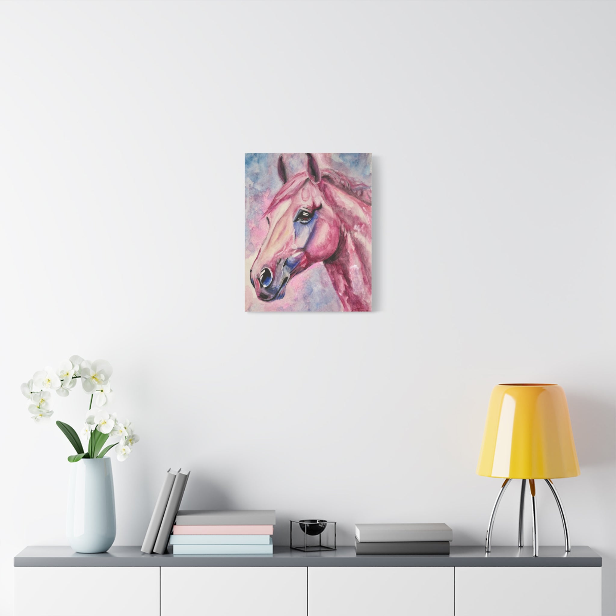 The Pink Horse | Canvas Print