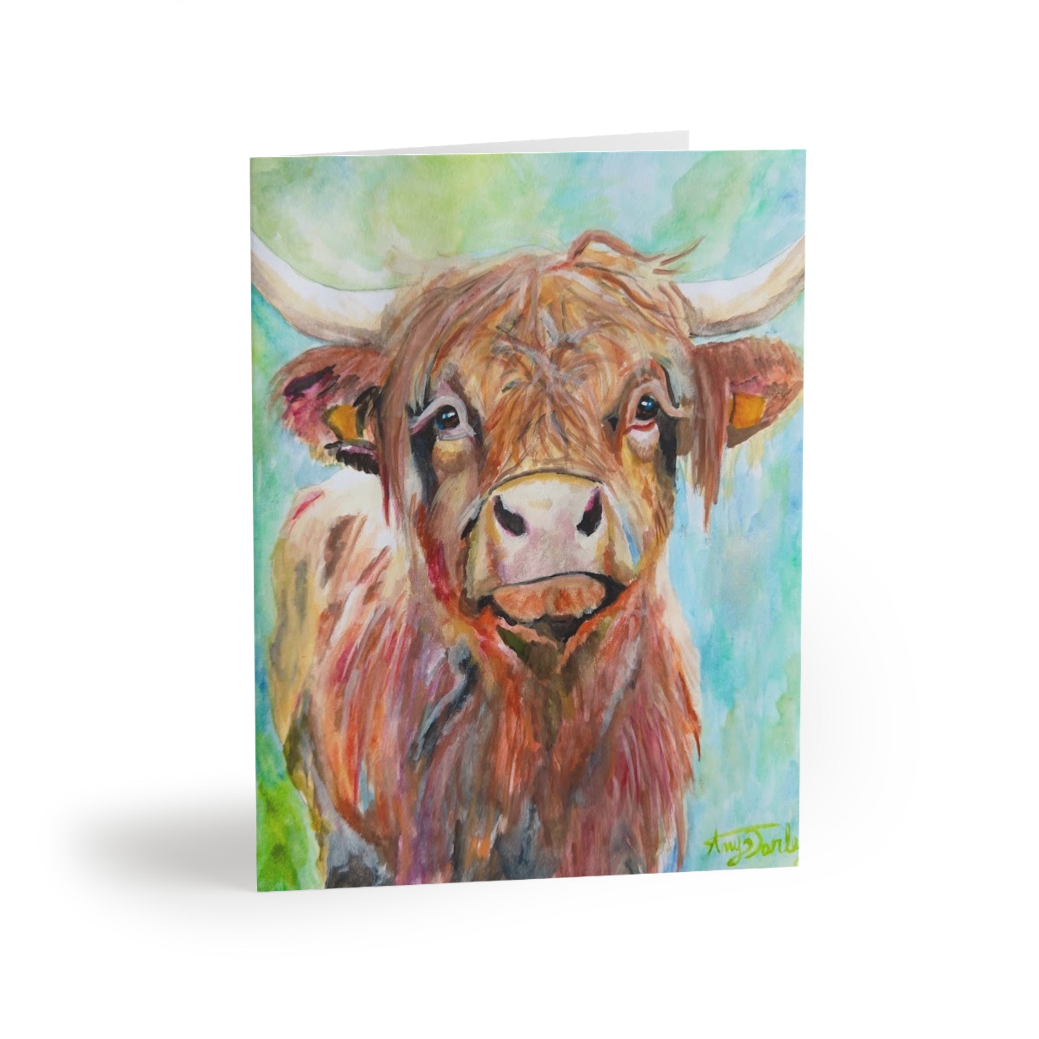 Highland Cow | Greeting Cards (8, 16, and 24 pcs)