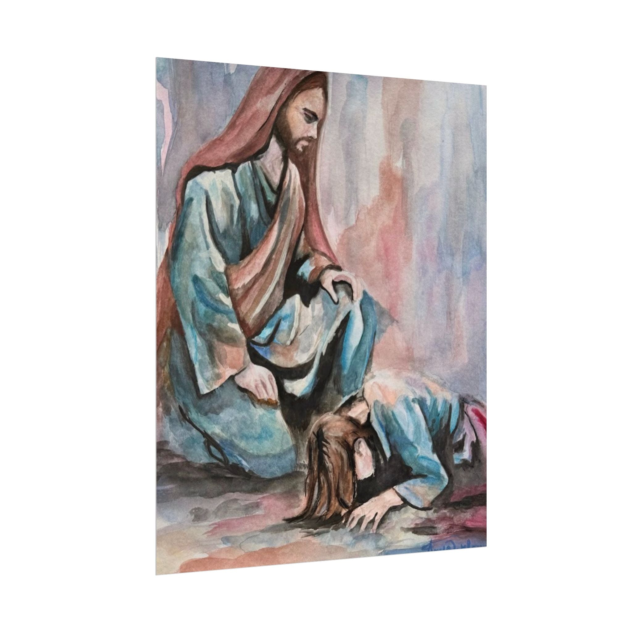 Copy of Still, He Stands | Textured Matte Wall Art