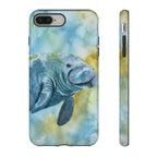The Manatee | Watercolor Protective Phone Case