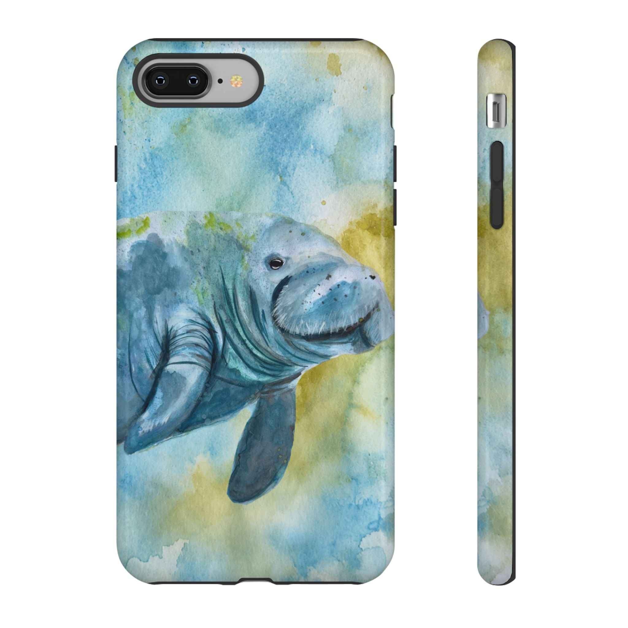 The Manatee | Watercolor Protective Phone Case