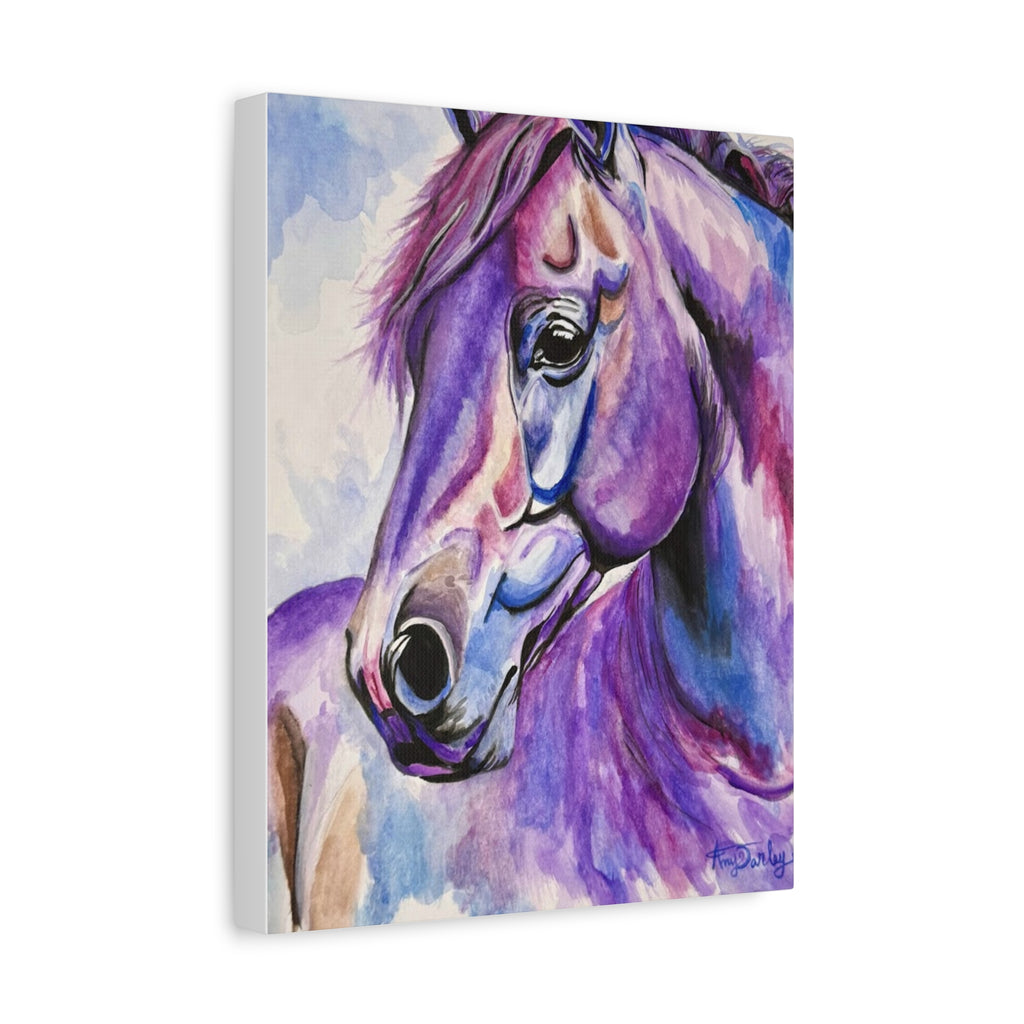 Purple Horse | Canvas Print