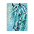 Teal Horse | Canvas Print