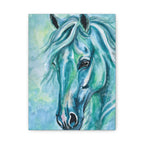 Teal Horse | Canvas Print