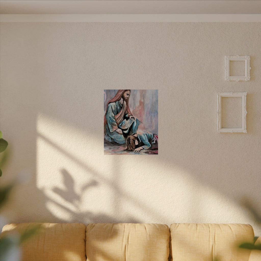 Copy of Still, He Stands | Textured Matte Wall Art