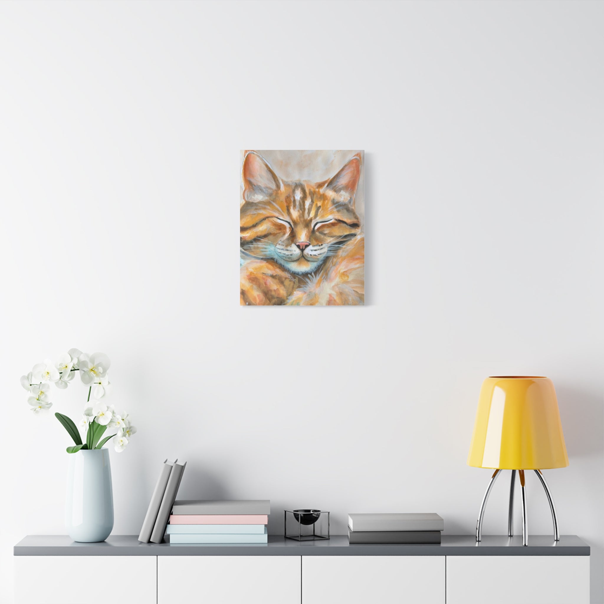 The Sleepy Cat | Canvas Print