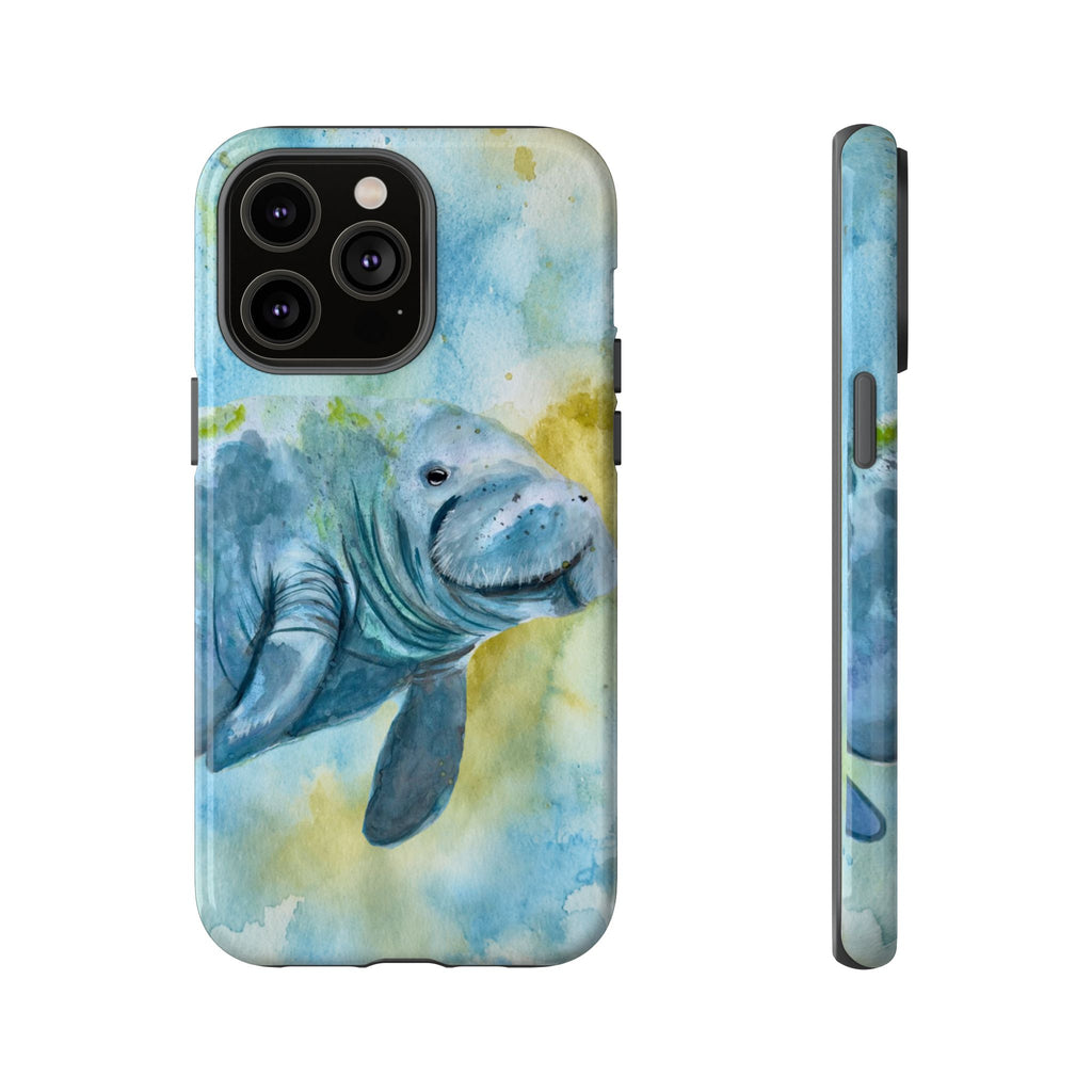 The Manatee | Watercolor Protective Phone Case