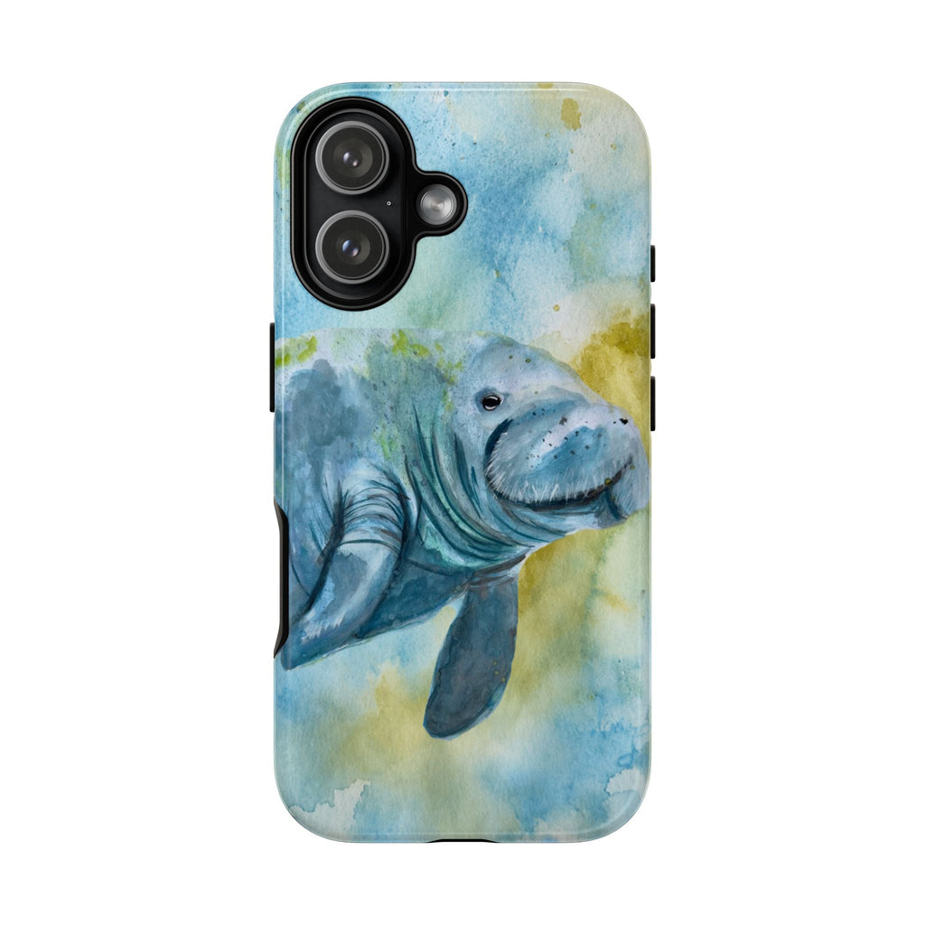 The Manatee | Watercolor Protective Phone Case