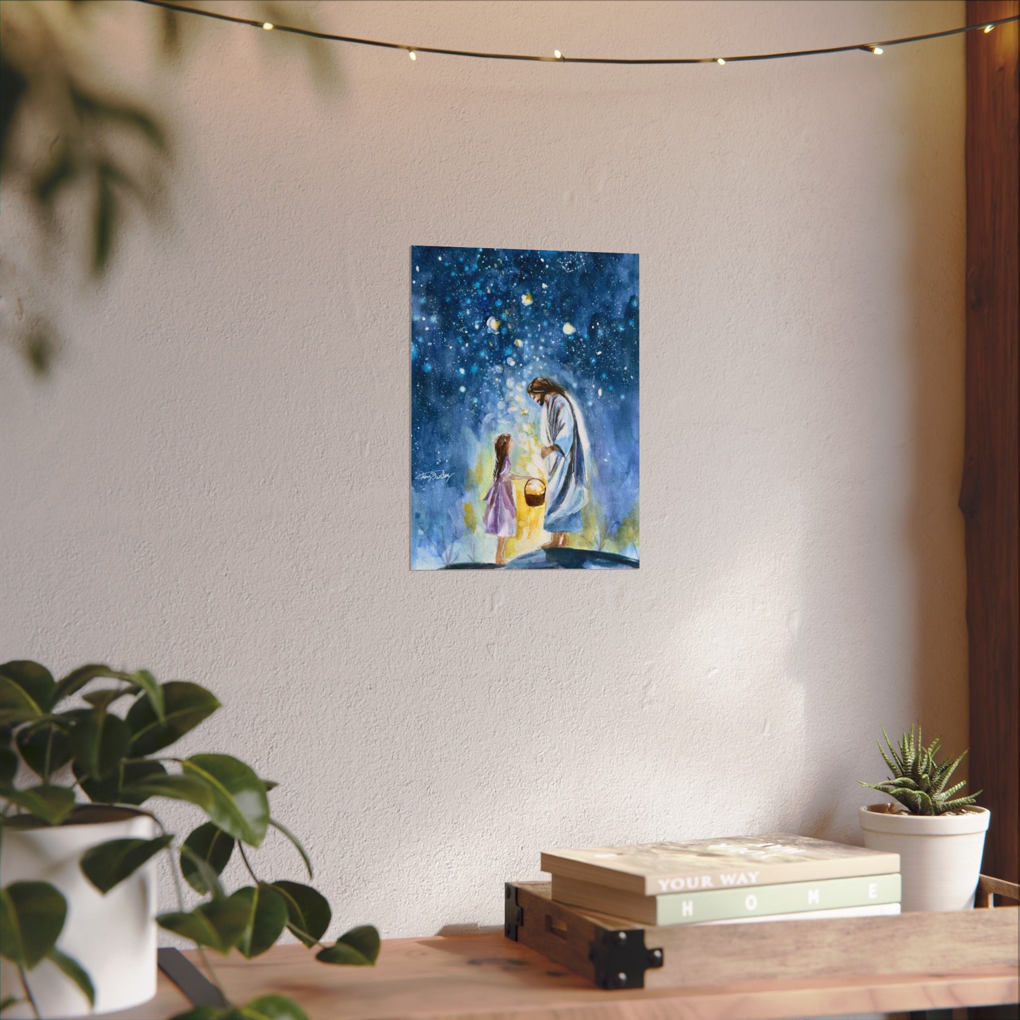 Little Light | Textured Matte Wall Art