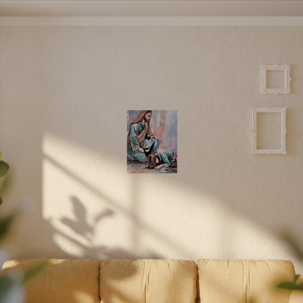 Copy of Still, He Stands | Textured Matte Wall Art